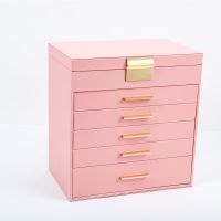 Pink 27X17X28 six lay...