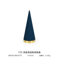 Deep blue silicone cone...