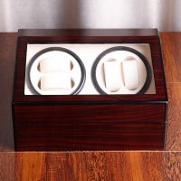 红檀木.黑檀4+6马达盒 watch winder.2 color