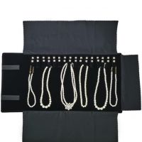 All black necklace PU...