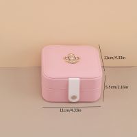 Crown PU Button Box...