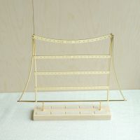 Ring, wooden base, hat ...