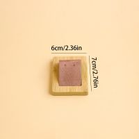 Bamboo and wood earring...