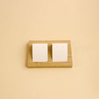 Bamboo and wood earring...