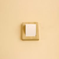 Bamboo and wood earring...