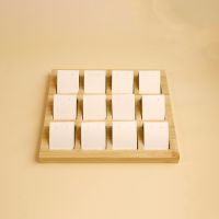 Bamboo and wood earring...