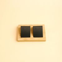 Bamboo and wood earring...