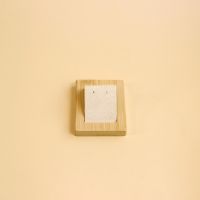 Bamboo and wood earring...