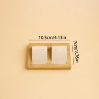 Bamboo and wood earring...