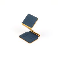 Z-shaped gold edged mic...