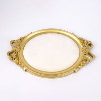 Carved resin circular t...