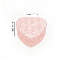 Striped diamond heart-s...