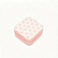 Wrinkled dot square zip...