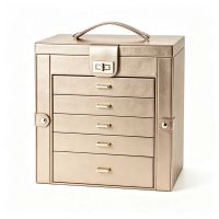Five drawer leather sui...