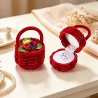 Flower basket plush box