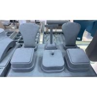 Set of grey microfiber ...