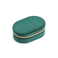 14.5X10X5.3 suede oval...
