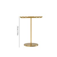 Metal T-shaped oval ea...