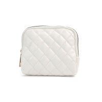 PU plaid zipper six la...