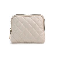 PU plaid zipper six la...
